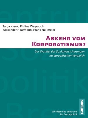 cover image of Abkehr vom Korporatismus?